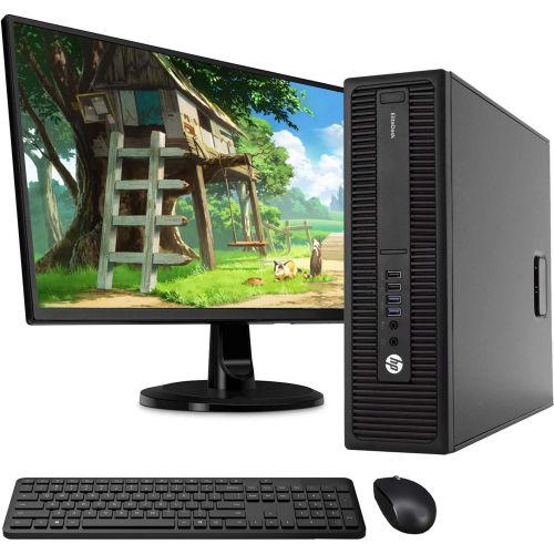  Amazon Renewed HP 800 G2 SFF Computer Desktop PC, Intel Core i5-6500 3.2GHz Processor, 32GB Ram, 1TB SSD, Wireless Keyboard & Mouse, WiFi Bluetooth, New HP 23.8 LCD Monitor, Windows 10 Pro (Renew