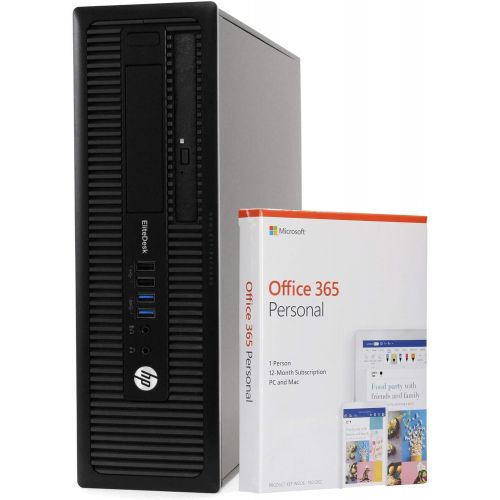  Amazon Renewed HP EliteDesk 800G1 Desktop Computer PC, 8GB RAM, 240GB SSD Hard Drive, Windows 10 Professional 64 Bit (Renewed)