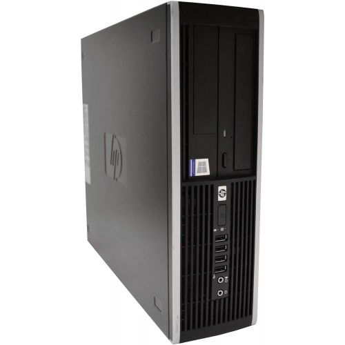  Amazon Renewed HP Elite Desktop Computer, Intel Core i5 3.2 GHz, 8 GB RAM, 500 GB HDD, Keyboard & Mouse, Wi-Fi, Dual 19 LCD Monitors (Brands Vary), DVD-ROM, Windows 10 (Renewed)