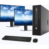 Amazon Renewed HP 600 G2 SFF Computer Desktop PC, Intel Core i5-6500 3.2GHz Processor, 16GB Ram, 128GB M.2 SSD, 1TB HDD,Wireless Keyboard & Mouse, WiFi Bluetooth, Dual HP 23.8 Monitor, Win 10 Pro