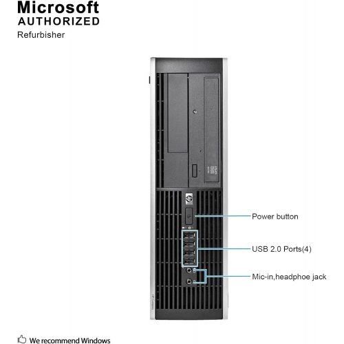  Amazon Renewed (Renewed) HP Elite PC Desktop Computer Package - Intel Quad Core i5 3.1GHz, 8GB RAM, 500GB, 19inch LCD Monitor, Keyboard, Mouse, DVD, WiFi Adapter, Windows 10 Professional