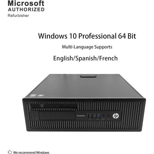  Amazon Renewed HP EliteDesk 800 G1 Small Form Desktop Computer Tower PC, (Intel Quad Core i5-4570, 16GB Ram, 1TB Solid State SSD, WiFi) Win 10 Pro (Renewed)