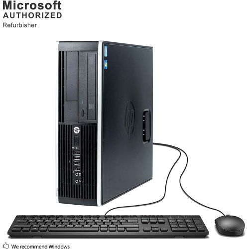  Amazon Renewed HP Elite Desktop Computer Package - Windows 10 Professional, Intel Quad Core i5 3.2GHz, 8GB RAM, 500GB HDD, 22inch LCD Monitor, Keyboard, Mouse, WiFi (Renewed)