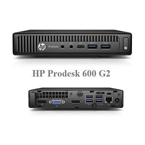  Amazon Renewed Newest HP 600 G2 Micro Computer Mini Tower Tiny PC (Intel Quad Core i3-6100T, 8GB Ram, 256GB SSD, WiFi, VGA, Display Port) Win 10 Pro (Renewed)