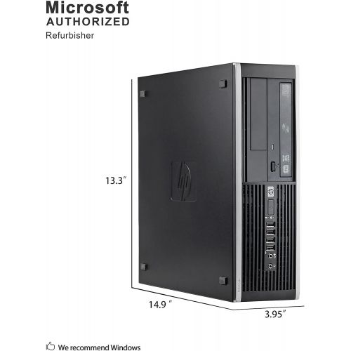  Amazon Renewed HP Elite Desktop Computer, Intel Core 2 Duo 2.9 GHz, 8 GB RAM, 500 GB HDD, Keyboard & Mouse, Wi-Fi, 22 in LCD Monitor (Brands Vary), DVD, Windows 10, (Renewed)