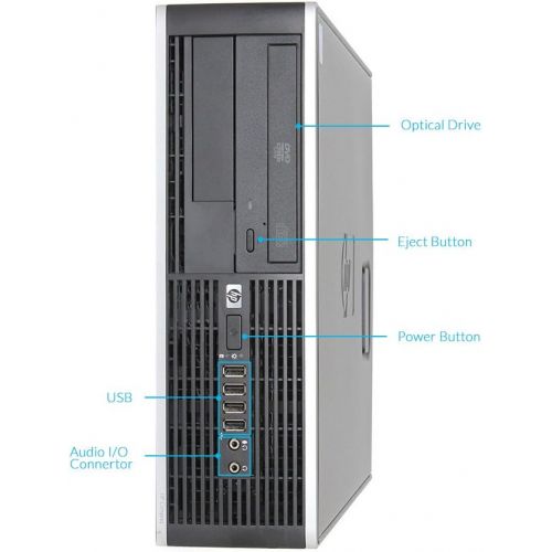  Amazon Renewed HP Desktop Computer 6000 SFF Intel Pentium E6300 2.8GHz 4GB DDR3 Ram 250GB Hard Drive DVD Windows 10 Pro (Renewed)