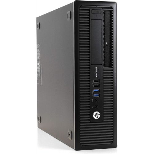  Amazon Renewed HP Elite 800G1 Desktop Computer Package - Intel Quad Core i5 3.3GHz, 16GB RAM, 240GB SSD 2TB HDD, Windows 10 Pro, Dual 19 inch Monitors, Keyboard, Mouse (Renewed)