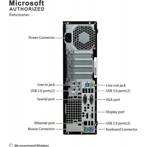  Amazon Renewed HP EliteDesk 800 G1 SFF Intel Core i7-4770 3.40Ghz 16GB RAM 240GB SSD and 3TB HDD Win 10 Pro (Renewed)