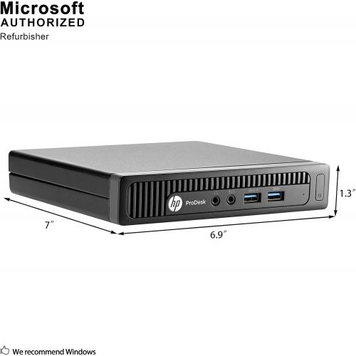  Amazon Renewed HP 600 G1 Micro Computer Mini Tower PC (Intel Quad Core i3-4160T, 8GB DDR3 Ram, 256GB Solid State SSD, WIFI, VGA, USB 3.0) Win 10 Pro (Renewed)