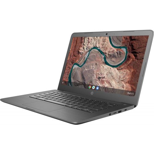  Amazon Renewed HP Chromebook 14-inch Laptop with 180-Degree Hinge, Touchscreen Display, AMD Dual-Core A4-9120 Processor, 4 GB SDRAM, 32 GB eMMC Storage, Chrome OS (14-db0060nr, Chalkboard Gray) (
