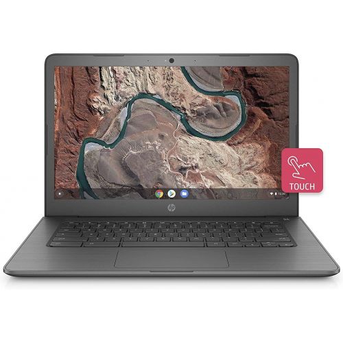  Amazon Renewed HP Chromebook 14-inch Laptop with 180-Degree Hinge, Touchscreen Display, AMD Dual-Core A4-9120 Processor, 4 GB SDRAM, 32 GB eMMC Storage, Chrome OS (14-db0060nr, Chalkboard Gray) (