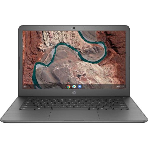  Amazon Renewed HP Chromebook 14-inch Laptop with 180-Degree Hinge, Touchscreen Display, AMD Dual-Core A4-9120 Processor, 4 GB SDRAM, 32 GB eMMC Storage, Chrome OS (14-db0060nr, Chalkboard Gray) (