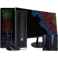 Amazon Renewed HP 600G2 SFF Desktop Computer PC, Intel i5-6500, 16GB RAM 2TB HDD, Windows 10 Pro, New 23.6 FHD Monitor, New 16GB Flash Drive, RGB Keyboard & Mouse, DVD, WiFi (Renewed)