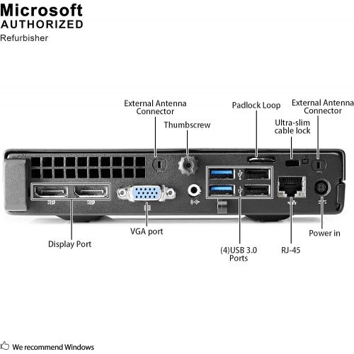  Amazon Renewed HP ProDesk 600 G1 Mini Business Desktop PC, Intel Core Quad i5 4590T up to 3.0GHz, 8GB DDR3, 500GB, WiFi, BT, VGA, DP, Windows 10 64 Bit-Multi-Language Supports English/Spanish/Fre