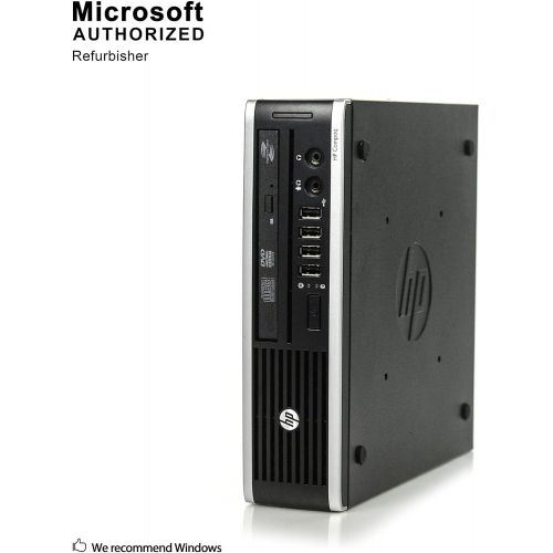  Amazon Renewed HP Elite 8300 Ultra Slim Desktop Computer, Intel Quad Core i5-3470S CPU, 8GB DDR3, 500GB HDD, USB 3.0, Windows 10 Pro (Renewed)