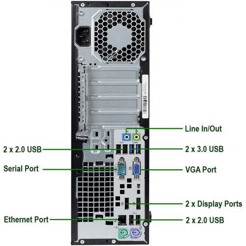  Amazon Renewed HP EliteDesk 800 G1 Small Form Desktop Computer - Intel i7-4770, 16GB Ram, 2TB SSD + 500GB HDD, WI-FI, NVIDIA GT 710 HDMI 4K Support, VGA - Windows 10 Pro (Renewed)