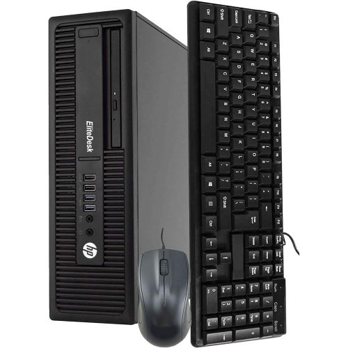  Amazon Renewed HP EliteDesk 800 G1 Small Form Desktop Computer - Intel i7-4770, 16GB Ram, 2TB SSD + 500GB HDD, WI-FI, NVIDIA GT 710 HDMI 4K Support, VGA - Windows 10 Pro (Renewed)