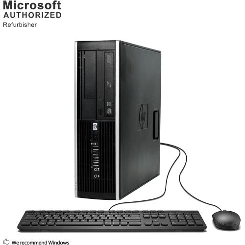  Amazon Renewed HP Elite Desktop Computer, Intel Core 2 Duo 2.9 GHz, 8 GB RAM, 1 TB SATA HDD, Keyboard & Mouse, WiFi, Dual 19in LCD Monitors (Brands Vary), DVD, Windows 10 (Renewed)