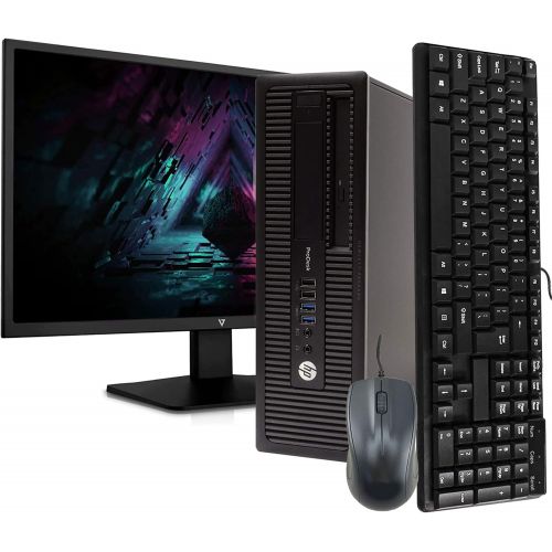  Amazon Renewed HP 600 G1 SFF Computer Desktop PC, Intel Core i7 3.1GHz, 16GB Ram, 120GB M.2 SSD, 2TB HDD, HP 23.8 Monitor, Keyboard and Mouse, Wi-Fi/Bluetooth, Win 10 Pro (Renewed)