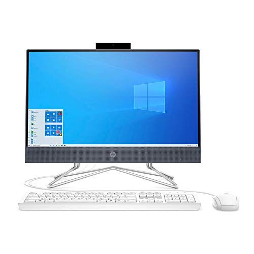  Amazon Renewed HP 22-DF 21.5-Inch Full HD WLED Intel Celeron G5900T 4GB 256GB SSD Win 10 All-in-One PC (Renewed)