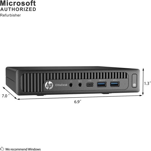  Amazon Renewed (Renewed) HP EliteDesk 800 G2 Mini Business Desktop PC Intel Quad-Core i7-6700T up to 3.1G,16GB DDR4,1000GB(1TB) SSD,VGA,DP Port,Windows 10 Professional 64 Bit-Multi-Language-Engli