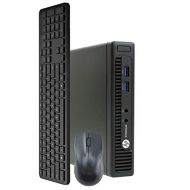 Amazon Renewed HP EliteDesk 800 G1 Tiny Computer Micro Tower PC, Intel Core i5 Processor, 16GB Ram, 250GB SSD,Wireless Keyboard & Mouse, WiFi Bluetooth, Windows 10 Professional (Renewed)