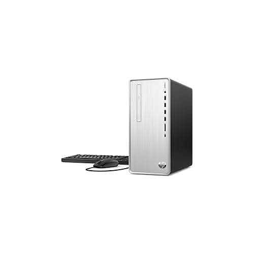  Amazon Renewed HP Pavilion Desktop 1TB HDD 16GB Optane, 3.6GHz i3-10100 Quad-Core (4GB RAM, DVD-R, Intel UHD Graphics 630, Windows 10 Home) Silver, TP01-1227c (9EF10AA) (Renewed)