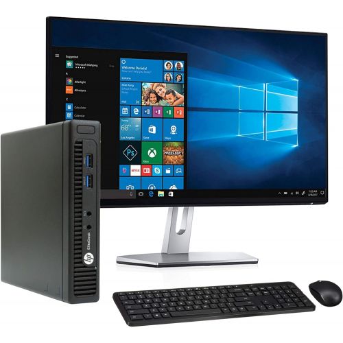  Amazon Renewed HP EliteDesk 800 G1 Tiny Computer Micro Tower PC, Intel Core i5 Processor, 16GB Ram, 250GB SSD,Wireless Keyboard & Mouse, WiFi Bluetooth, 22 FHD LED Monitor, Win 10 Pro (Renewed)