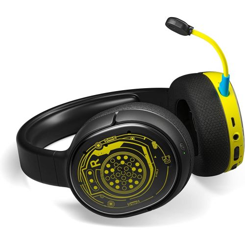  Amazon Renewed SteelSeries Arctis 1 Wireless Cyberpunk 2077 Limited Edition Gaming Headset - Compatible with PC, PS4, Nintendo Switch and Lite, Android ? Netrunner (Renewed)