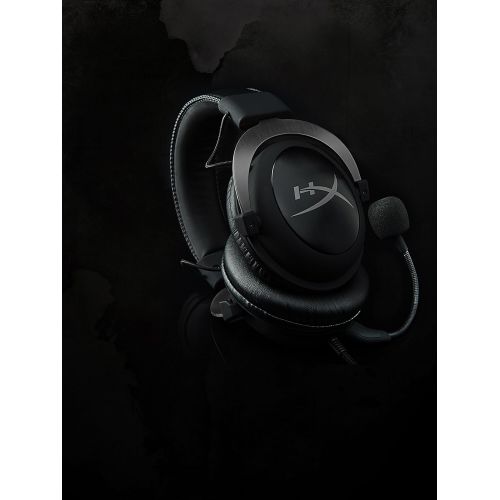  Amazon Renewed HyperX Cloud II Gaming Headset - 7.1 Surround Sound - Memory Foam Ear Pads - Durable Aluminum Frame - Works with PC, PS4, PS4 PRO, Xbox One, Xbox One S - Gun Metal (KHX-HSCP-GM) (R