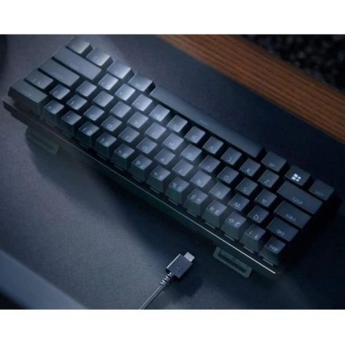  Amazon Renewed (Renewed) Razer Huntsman Mini 60% Gaming Keyboard: Clicky Optical Switches RZ-03-03390100 - Black