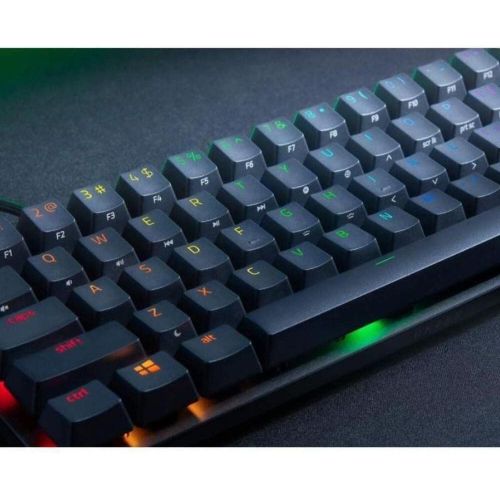  Amazon Renewed (Renewed) Razer Huntsman Mini 60% Gaming Keyboard: Clicky Optical Switches RZ-03-03390100 - Black