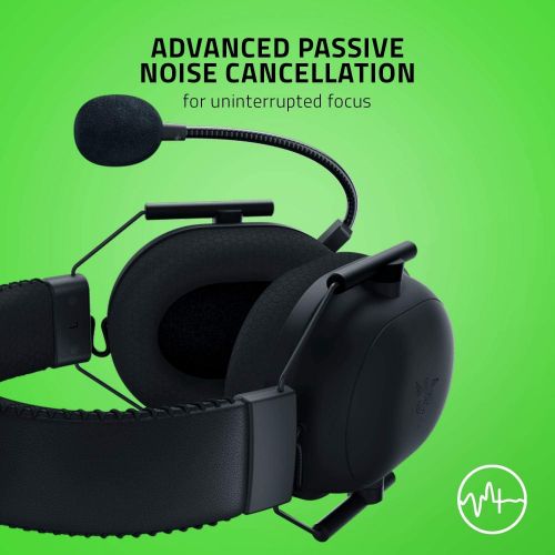  Amazon Renewed Razer BlackShark V2 Pro Wireless Gaming Headset: THX 7.1 Spatial Surround Sound, Detachable Mic, For PC, Mac, PS4, PS5, Switch- Black(Renewed)