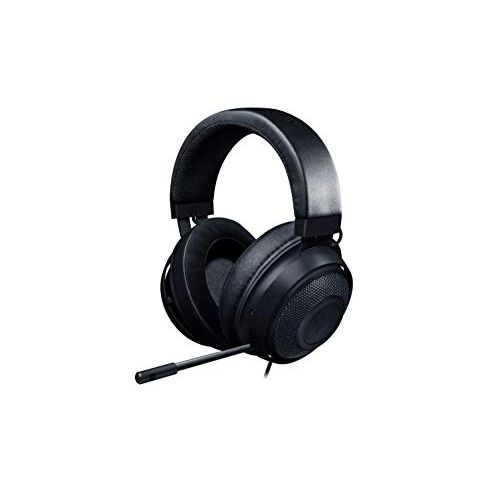  Amazon Renewed Razer Kraken Gaming Headset 2019 - [Matte Black]: Lightweight Aluminum Frame - Retractable Noise Cancelling Mic - for PC, Xbox, PS4, Nintendo Switch (Renewed)