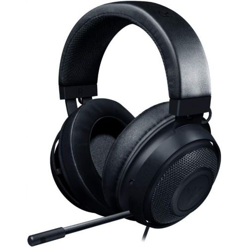  Amazon Renewed Razer Kraken Gaming Headset 2019 - [Matte Black]: Lightweight Aluminum Frame - Retractable Noise Cancelling Mic - for PC, Xbox, PS4, Nintendo Switch (Renewed)