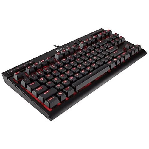  Amazon Renewed CORSAIR K63 Compact Mechanical Gaming Keyboard - Linear & Quiet - Cherry MX Red (Renewed)