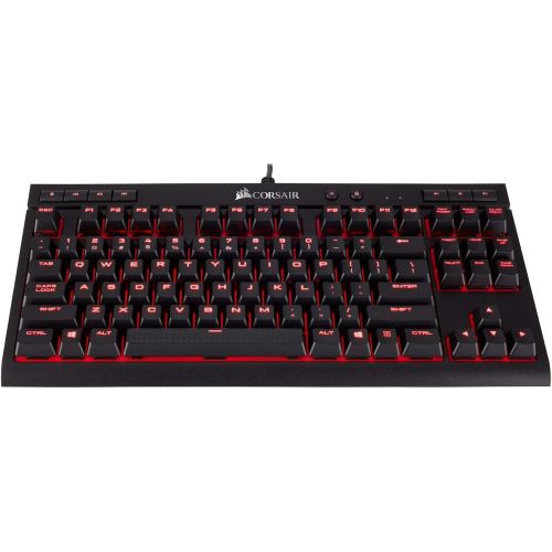  Amazon Renewed CORSAIR K63 Compact Mechanical Gaming Keyboard - Linear & Quiet - Cherry MX Red (Renewed)