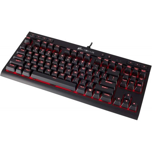  Amazon Renewed CORSAIR K63 Compact Mechanical Gaming Keyboard - Linear & Quiet - Cherry MX Red (Renewed)