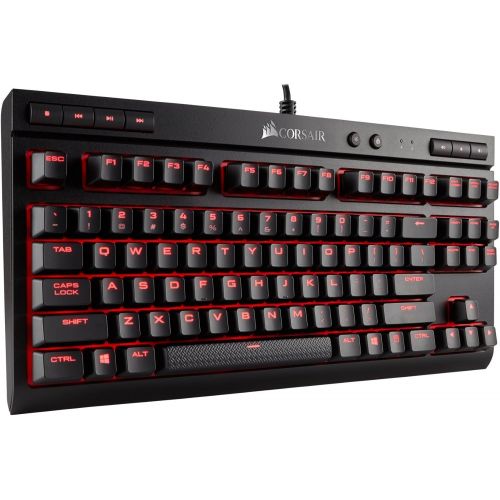  Amazon Renewed CORSAIR K63 Compact Mechanical Gaming Keyboard - Linear & Quiet - Cherry MX Red (Renewed)