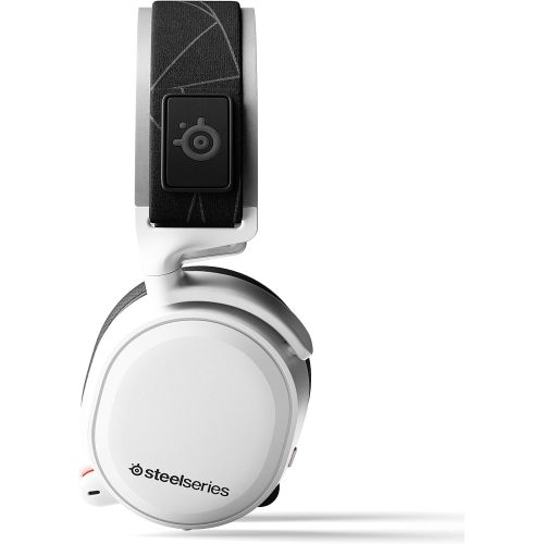  Amazon Renewed SteelSeries Arctis 7 (2019 Edition) Lossless Wireless Gaming Headset with DTS Headphone:X v2.0 Surround for PC and PlayStation 4 - White (Renewed)