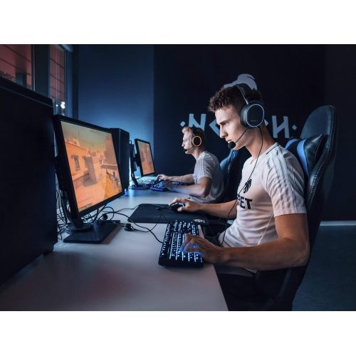  Amazon Renewed steelseries Arctis Pro High Fidelity Gaming Headset - Hi-Res Speaker Drivers - DTS Headphone:X v2.0 Surround for PC (Renewed)