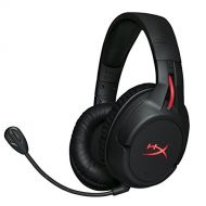 Amazon Renewed HyperX Cloud Flight - Wireless Gaming Headset, Battery Lasts Up to 30 hours of Use, Detachable Noise Cancelling Microphone, Red LED Light, Bass, Comfortable Memory Foam, PS4, PC, P