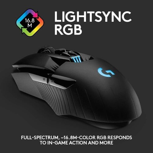  Amazon Renewed Logitech G903 Hero 16K Sensor Lightspeed Wireless Gaming Mouse (Renewed)