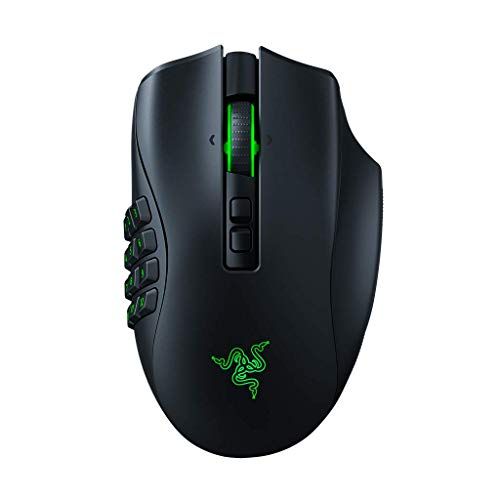  Amazon Renewed Razer Naga Pro Wireless Gaming Mouse: Interchangeable Side Plate w/ 2, 6, 12 Button Configurations - Focus+ 20K DPI Optical Sensor - Fastest Gaming Mouse Switch - Chroma RGB Lighti