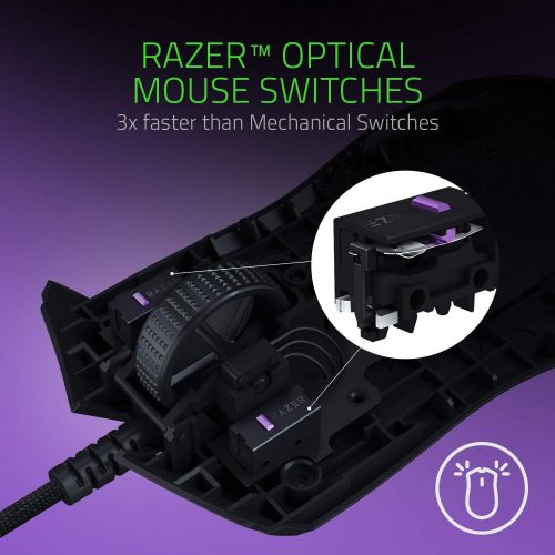  Amazon Renewed Razer - Viper Wired Optical Gaming Mouse with Chroma RGB Lighting - Black (Renewed)