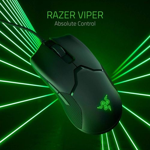  Amazon Renewed Razer - Viper Wired Optical Gaming Mouse with Chroma RGB Lighting - Black (Renewed)