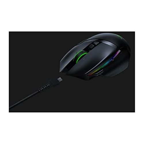  Amazon Renewed Razer Basilisk Ultimate Hyperspeed Wireless Gaming Mouse 20K DPI Optical Sensor Chroma RGB 11 Programmable Buttons Includes Charging Dock (Renewed)