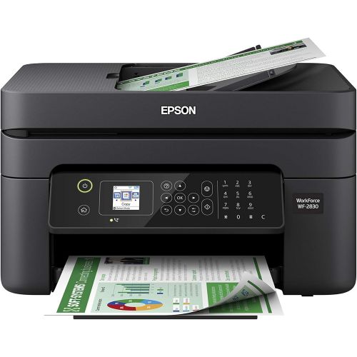  Amazon Renewed Epson Workforce WF-2830 All-in-One Wireless Color Printer with Scanner, Copier and Fax (Renewed)