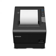 Amazon Renewed Epson C31CE94061 Epson, TM-T88VI, Thermal Receipt Printer, Epson Black, S01, Ethernet, USB and Serial Interfaces, Ps-180 Power Supply and Ac Cable (Renewed)