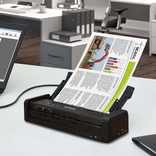  Amazon Renewed Epson Workforce ES-300W Wireless Color Portable Document Scanner with ADF for PC and Mac, Sheet-fed and Duplex Scanning (Renewed)